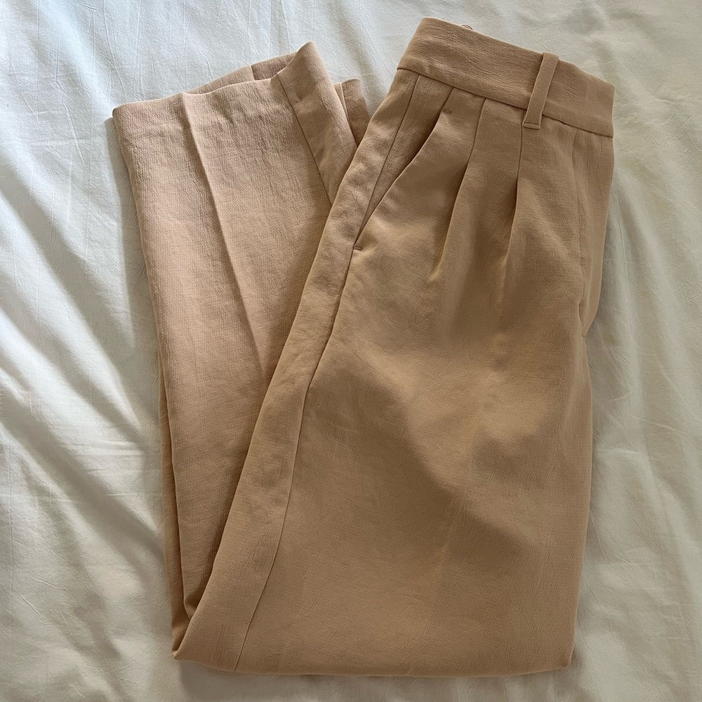 Aritzia Tan Trousers